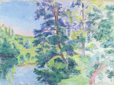 Landscape by Jean Baptiste Armand Guillaumin